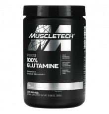 MuscleTech, Platinum, 100% глутамин, без вкусовых добавок, 300 г (10,58 унции)