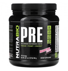 NutraBio, Pre-Workout Performance Igniter, Grape Berry Crush, 585 г (1,29 фунта)