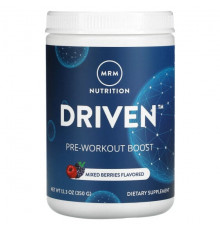 MRM Nutrition, DRIVEN, предтренировочная добавка, красный апельсин, 350 г (12,3 унции)