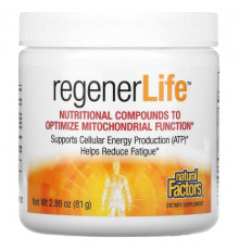 Natural Factors, Regener Life, 81 г (2,86 унции)