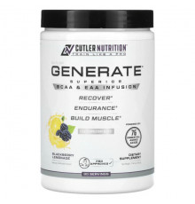 Cutler Nutrition, Generate, превосходный настой BCAA и EAA, ежевичный лимонад, 330 г (11,64 унции)