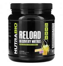 NutraBio, Reload Recovery Matrix, маракуйя, 831 г (1,83 фунта)