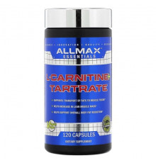 ALLMAX, L-карнитин и тартрат, 120 капсул