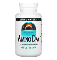 Source Naturals, Amino Day, 1 000 мг, 120 таблеток