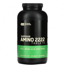 Optimum Nutrition, Superior Amino 2222 Tabs, 320 таблеток