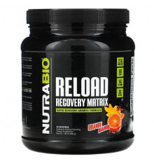 NutraBio, Reload Recovery Matrix, маракуйя, 831 г (1,83 фунта)