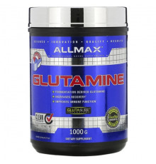 ALLMAX, 100% чистый микронизированный глутамин, без глютена, веганский продукт, с сертификатом кошерности, 400 г (14,1 фунтов)