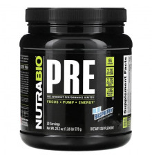 NutraBio, Pre-Workout Performance Igniter, Grape Berry Crush, 585 г (1,29 фунта)