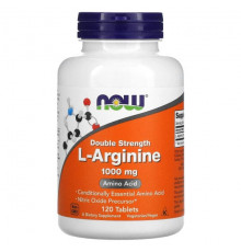 L-Arginine, Double Strength, 1,000 mg, 120 Tablets