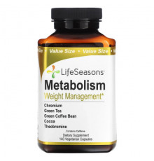 Metabolism, Weight Management, 140 Vegetarian Capsules