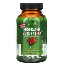 Irwin Naturals, Keto-Karma Burn Fat Red, 72 желатиновые капсулы