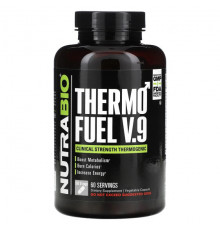 NutraBio, ThermoFuel V.9 для мужчин, 180 капсул