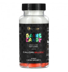 ALPHA LION, Gains Candy, CaloriBurn, 60 капсул