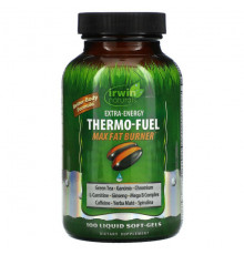 Irwin Naturals, Extra-Energy Thermo-Fuel Max Fat Burner, 100 мягких таблеток