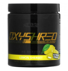 EHPlabs, OxyShred, Hardcore Thermogenic Fat Burner, лимонный щербет, 264 г (9,3 унции)