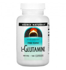 Source Naturals, L-глутамин, 500 мг, 100 капсул