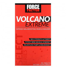 Force Factor, Volcano Extreme, средство для интенсивного наращивания мышечной массы, 90 таблеток