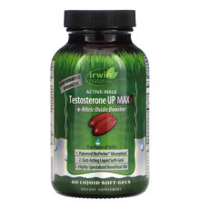 Active-Male, Testosterone Up Max 3 + Nitric Oxide Booster, 60 Liquid Soft-Gels