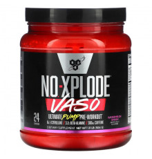 BSN, No-Xplode VASO, Ultimate Pump перед тренировкой, Cherry Bomb, 504 г (1,11 фунта)