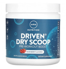 MRM Nutrition, Driven Dry Scoop, предтренировочная добавка, апельсиновый сок, 100 г (3,53 унции)