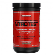 MuscleMeds, Nitrotest, андрогенный усилитель перед тренировкой, голубая малина, 474 г (16,72 унции)