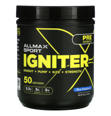 ALLMAX, Igniter, перед тренировкой, с голубой малиной, 320 г (11,28 унции)