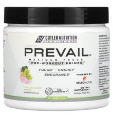 Cutler Nutrition, Prevail Pre-Workout Primer, вата с виноградом, 240 г (8,46 унции)