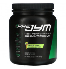 JYM Supplement Science, Pre JYM, высокоэффективный предтренировочный продукт, радужный щербет, 540 г (1,2 фунта)