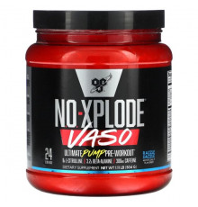 BSN, No-Xplode VASO, Ultimate Pump перед тренировкой, Cherry Bomb, 504 г (1,11 фунта)