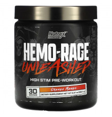 Hemo-Rage, Unleashed, High Stim Pre-Workout, Fruit Punch, 6.34 oz (179.8 g)