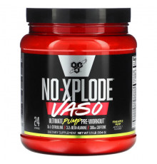 BSN, No-Xplode VASO, Ultimate Pump перед тренировкой, Cherry Bomb, 504 г (1,11 фунта)