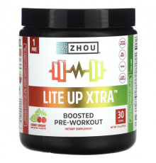 Zhou Nutrition, Lite Up Xtra, Boosted Pre-Workout, вишневый лаймад, 213 г (7,5 унции)