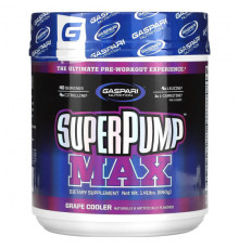 Gaspari Nutrition, SuperPump Max, фруктовый пунш, 640 г (1,41 фунта)