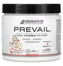 Cutler Nutrition, Prevail Pre-Workout Primer, Sour Rainbow Candy, 280 г (9,8 унции)