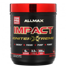 ALLMAX, IMPACT Igniter Xtreme, Pre-Workout, Fruit Punch, 12.7 oz (360 g)