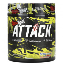 MuscleSport, Attack, перед тренировкой, Starpunch, 250 г (8,8 унции)