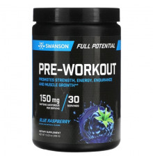 Pre-Workout, Blue Raspberry, 13.2 oz (369 g)