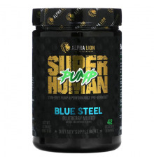 SuperHuman Pump, Blue Steel, Blueberry Mojito, 12.96 oz (367.5 g)