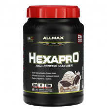 ALLMAX, Hexapro, постная еда с высоким содержанием белка, шоколад и арахисовая паста, 907 г (2 фунта)