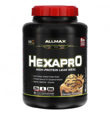 ALLMAX, Hexapro, постная еда с высоким содержанием белка, шоколад и арахисовая паста, 907 г (2 фунта)