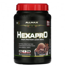 ALLMAX, Hexapro, постная еда с высоким содержанием белка, шоколад и арахисовая паста, 907 г (2 фунта)