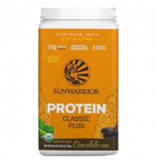 Sunwarrior, Protein Classic Plus, протеин на растительной основе, натуральный, 750 г (1,65 фунта)