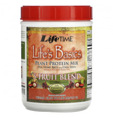 Life's Basics, Plant Protein Mix, With 5-Fruit Blend, 1.36 lbs (617 g)