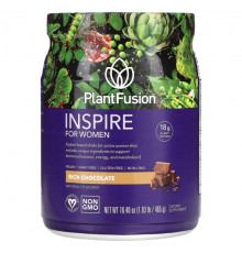 PlantFusion, Inspire for Women, сливочная ваниль, 450 г (1 фунт)