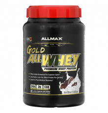 ALLMAX, Gold AllWhey, 100% сывороточный протеин премиального качества, печенье и сливки, 907 г (32 унции)