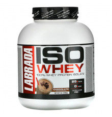 Labrada Nutrition, ISO Whey, 100%-ный изолят сывороточного белка, шоколад, 5 фунтов (2268 г)