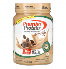 Premier Protein, Порошок из 100% сывороточного протеина, ванильный молочный коктейль, 663 г (1 фунт 7 унций)