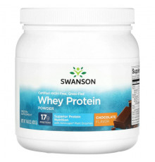 Certified rBGH-Free, Grass-Fed Whey Protein Powder, Chocolate, 14.8 oz (420 g)