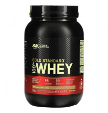 Optimum Nutrition, Gold Standard, 100 % Whey, банан с клубникой, 907 г (2 фунта)