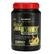 ALLMAX, Gold AllWhey, 100% сывороточный протеин премиального качества, печенье и сливки, 907 г (32 унции)